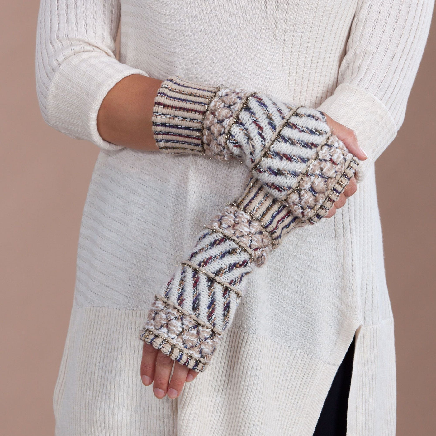 Shimmering Winter Gloves Of France