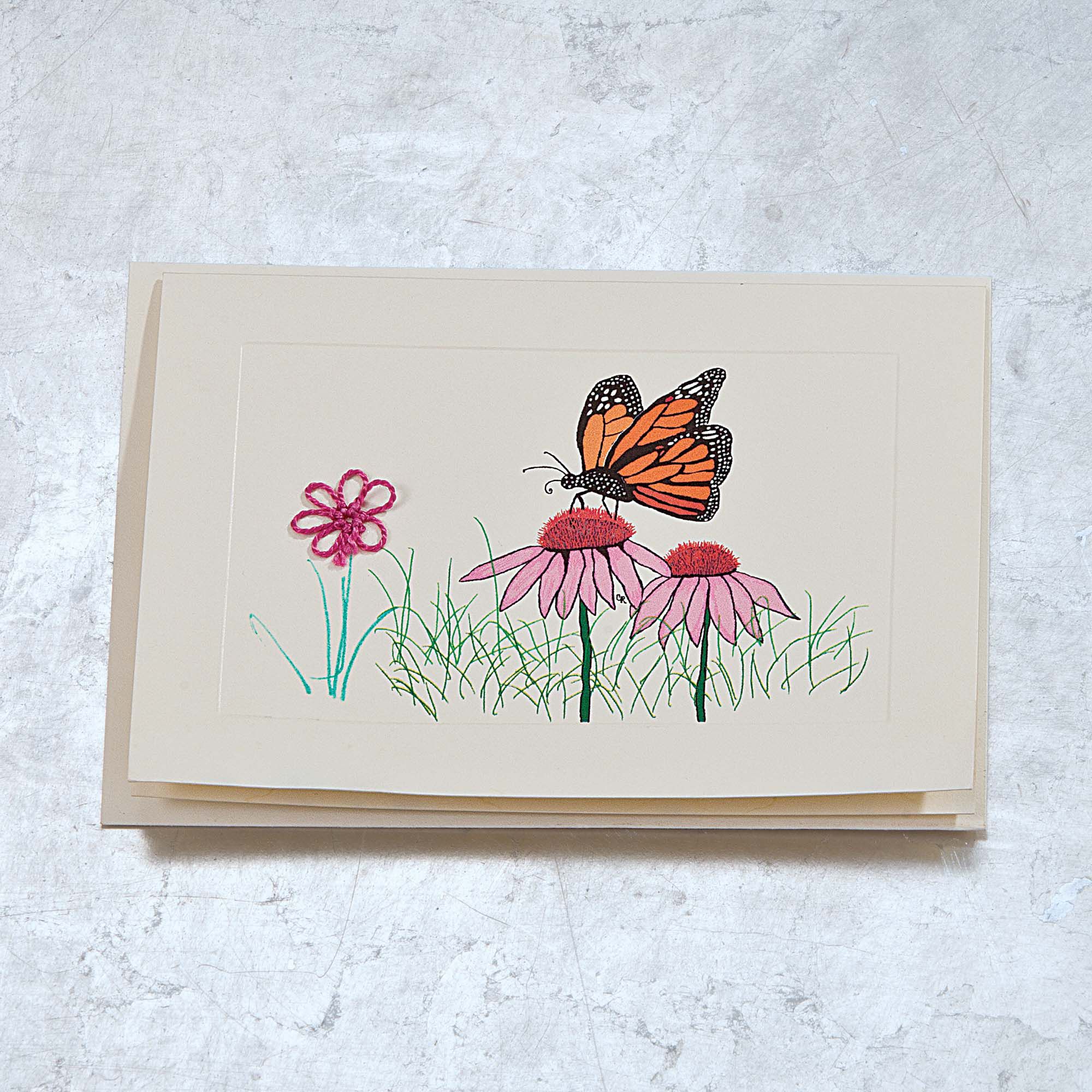 Hand-Tatted Springtime Cards Set of 6