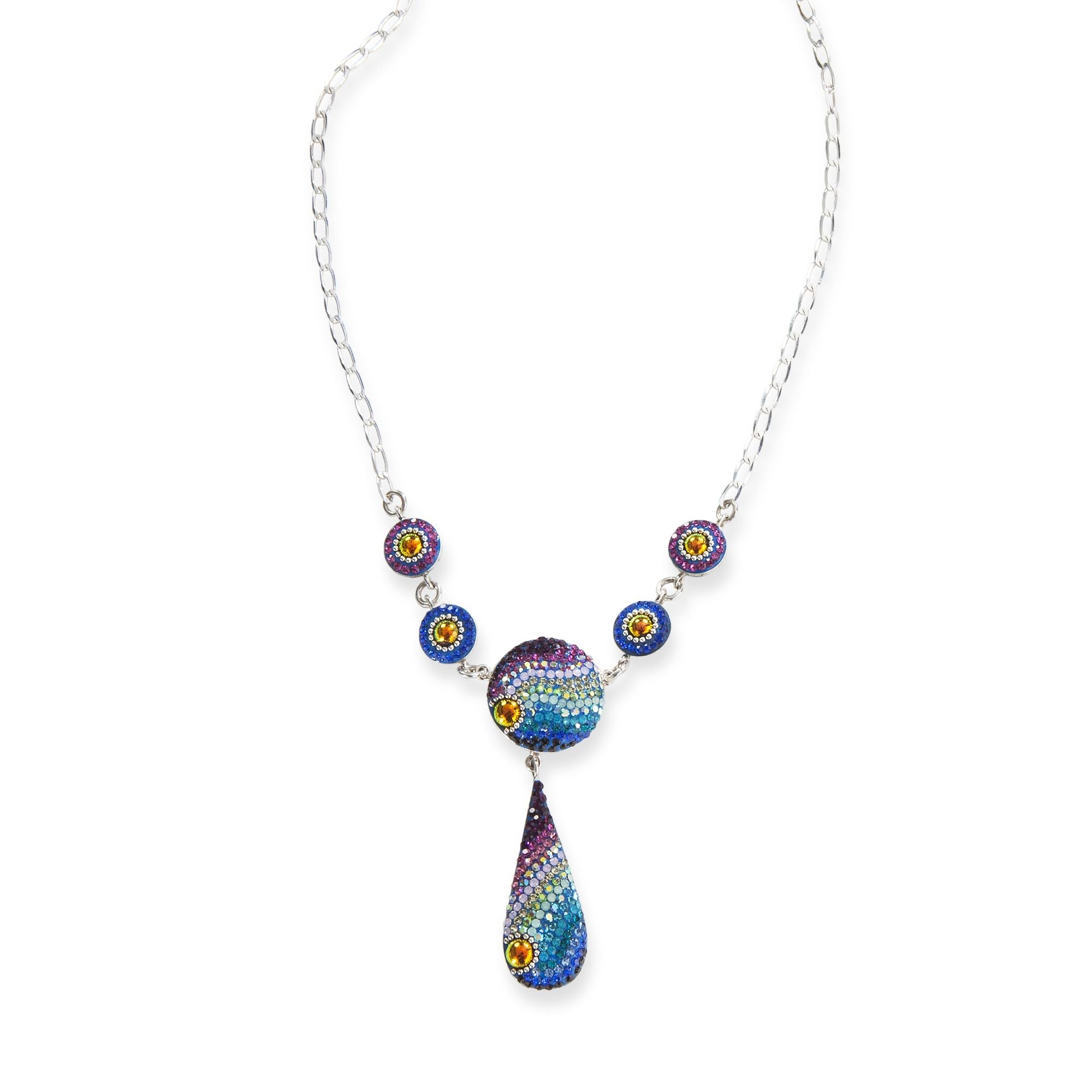 Mexican Mosaic ''Colors Of The Wind'' Statement Necklace
