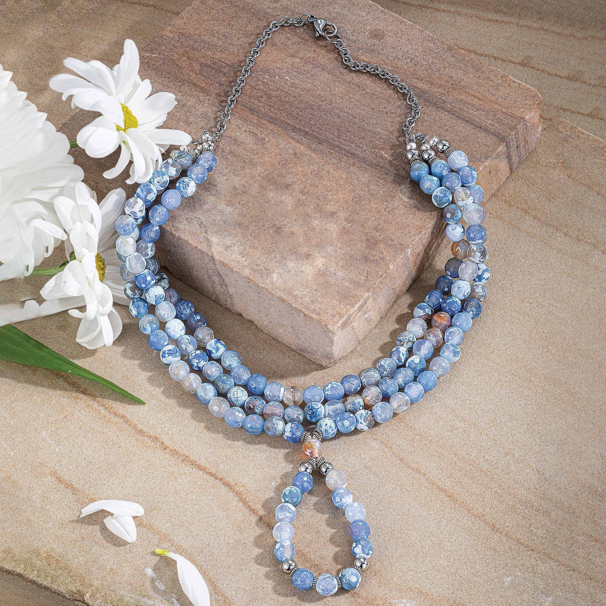 Tranquil Sincerity Agate Necklace