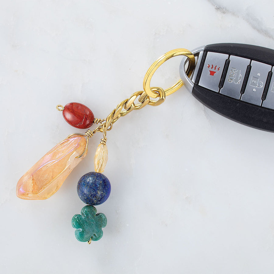 Bountiful Beauty Gemstone Keychain
