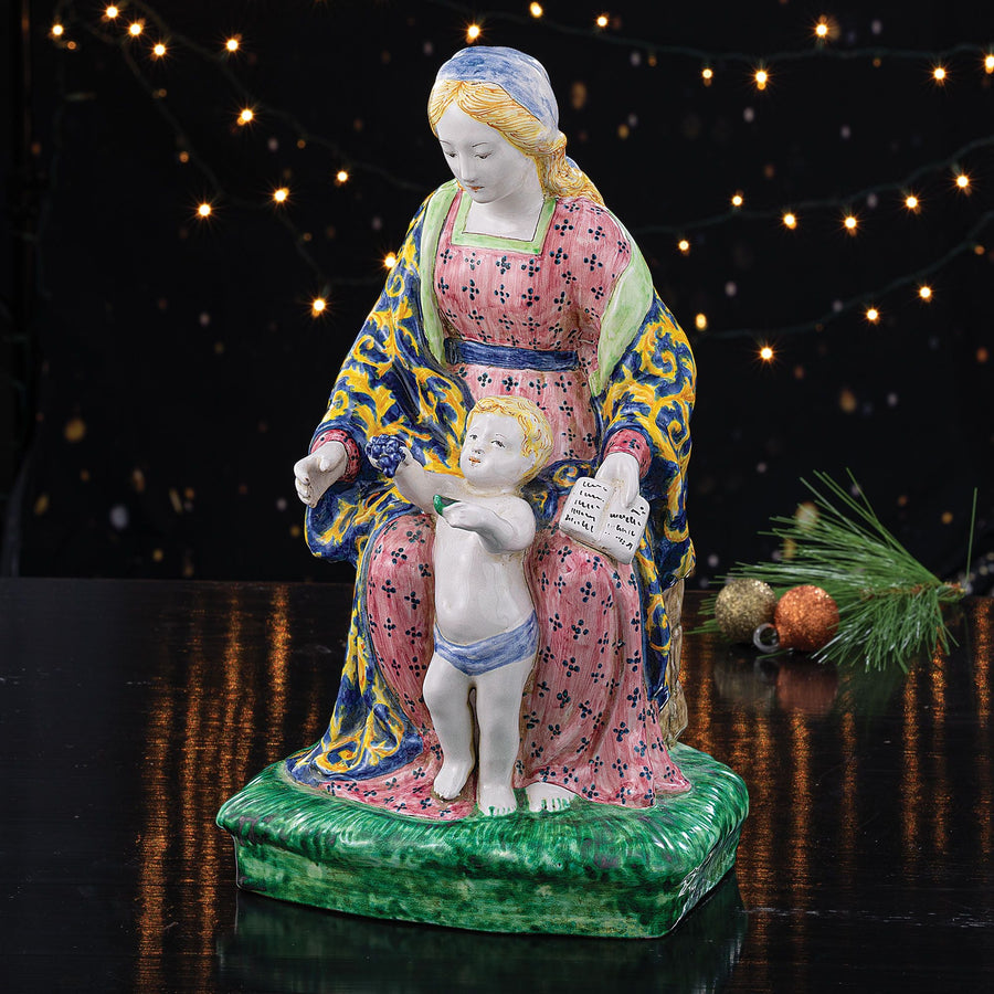 2023 Edition Italian Ceramic Madonna & Child Sculpture