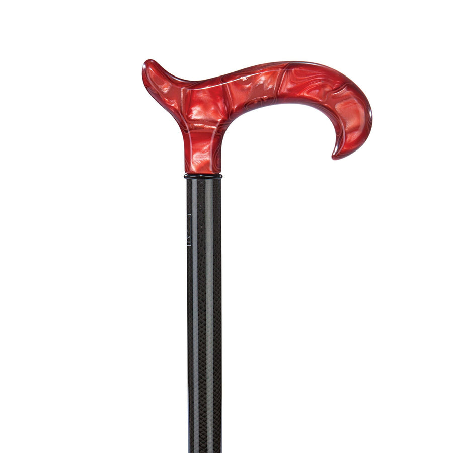 Red Pearlized Walking Cane