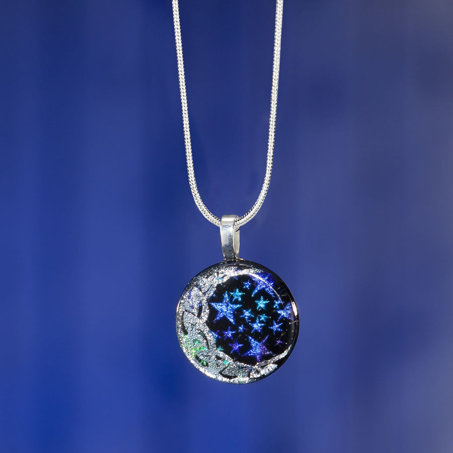 Dichroic Glass Galaxy Necklace