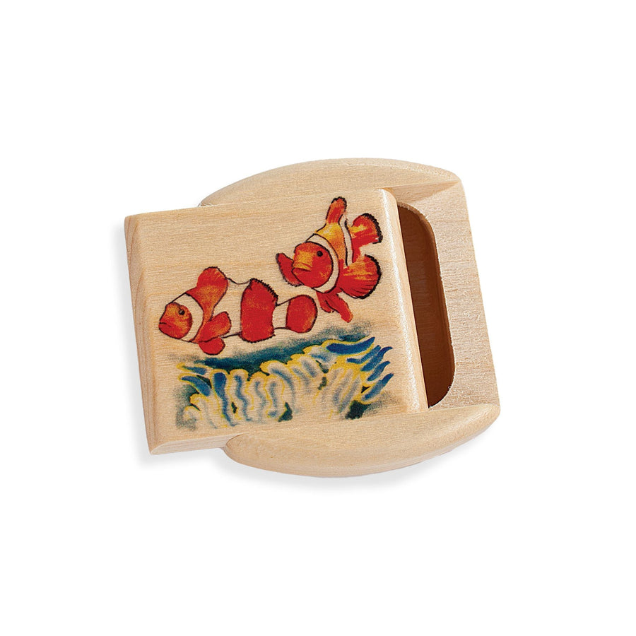 Wooden Clownfish Trinket Box