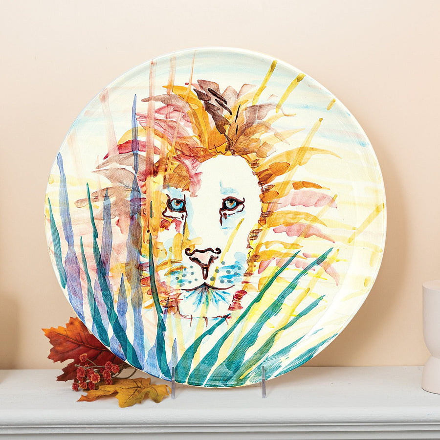 Waiting In The Wild Ceramic Serving Plate