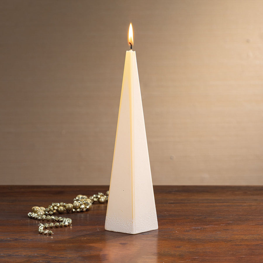 Hand-Painted Golden Angel Candle