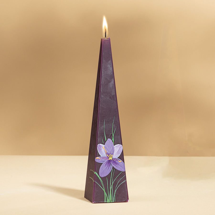 Hand-Painted Lovely Lotus Candle