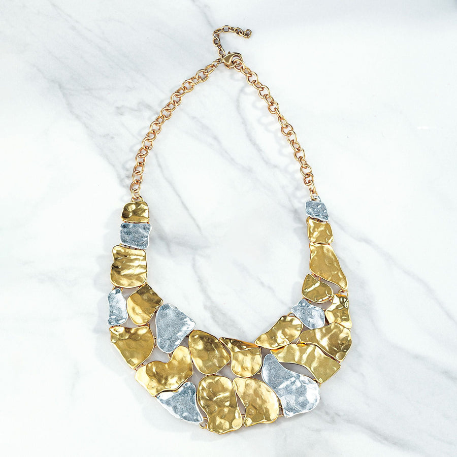 Gold & Silver Contemporary Necklace