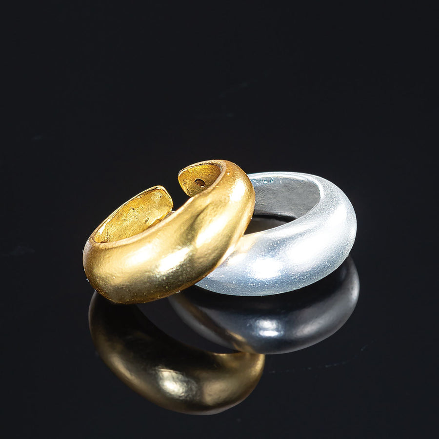 Silver & Gold Ring Set