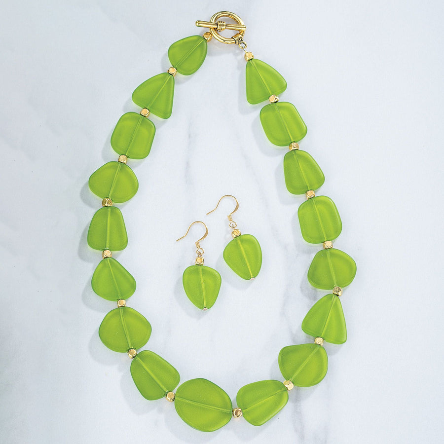Frosted Foliage Necklace