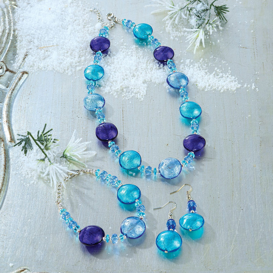 Ice Queen Murano Glass Necklace