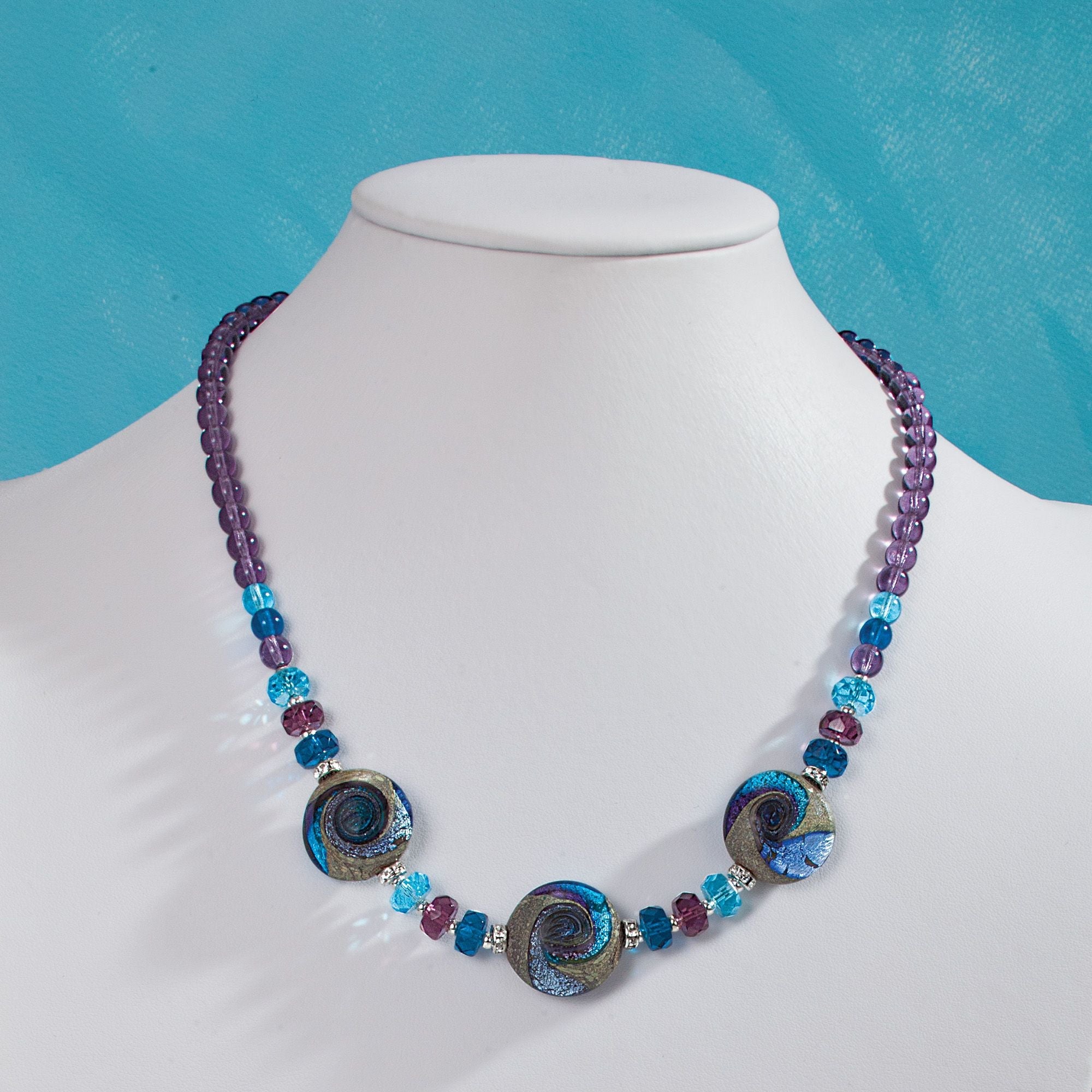 Keep Dreaming Murano Glass Necklace