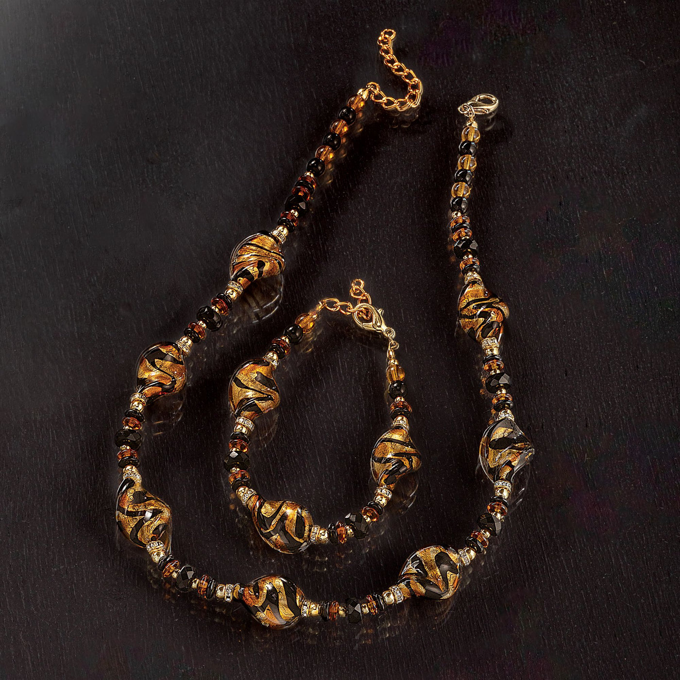 Twisted Safari Murano Glass Necklace