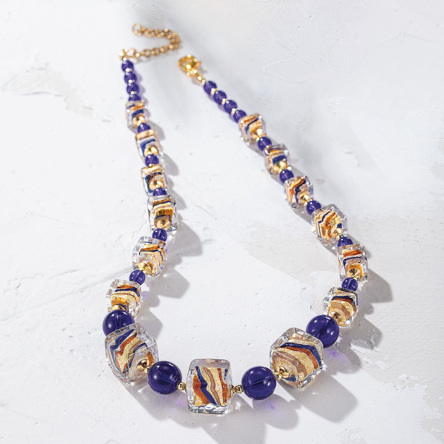 Murano Glass Mediterranean Sea Necklace