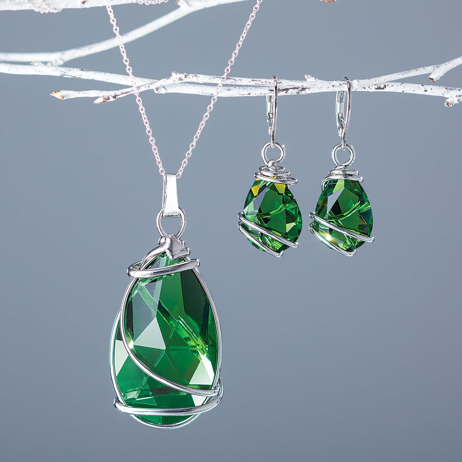 Emerald City Crystal Necklace