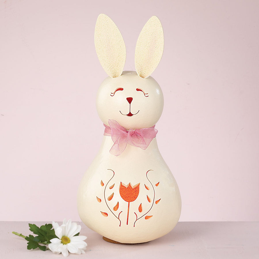 Bunny Betty Handcrafted Gourd