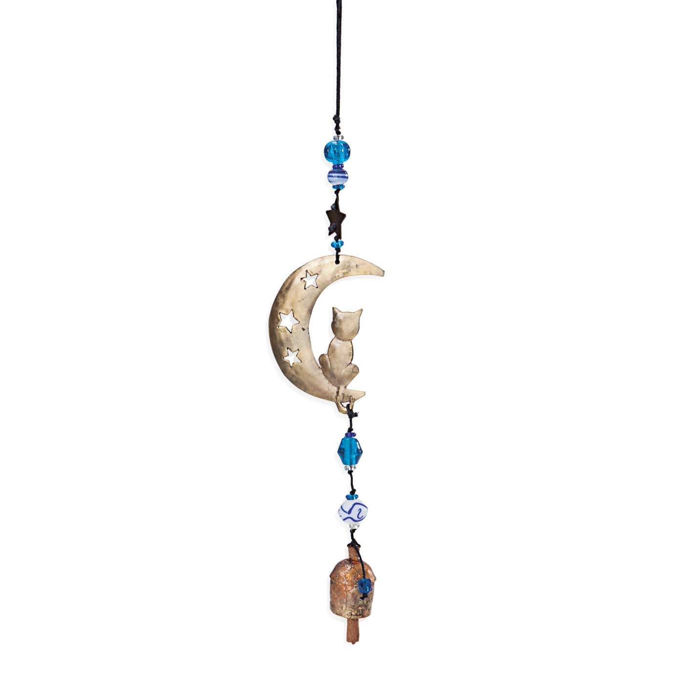 Cat On The Moon Wind Chime