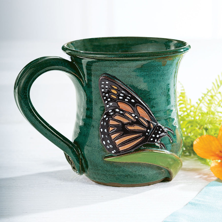 JoAnn's Monarch Butterfly Mug, 14oz.
