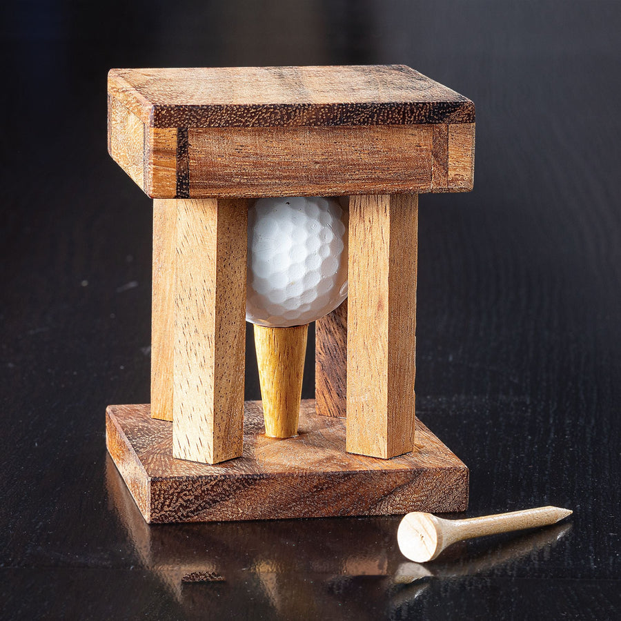 Handcrafted Golfing Off The Green Wood Puzzle