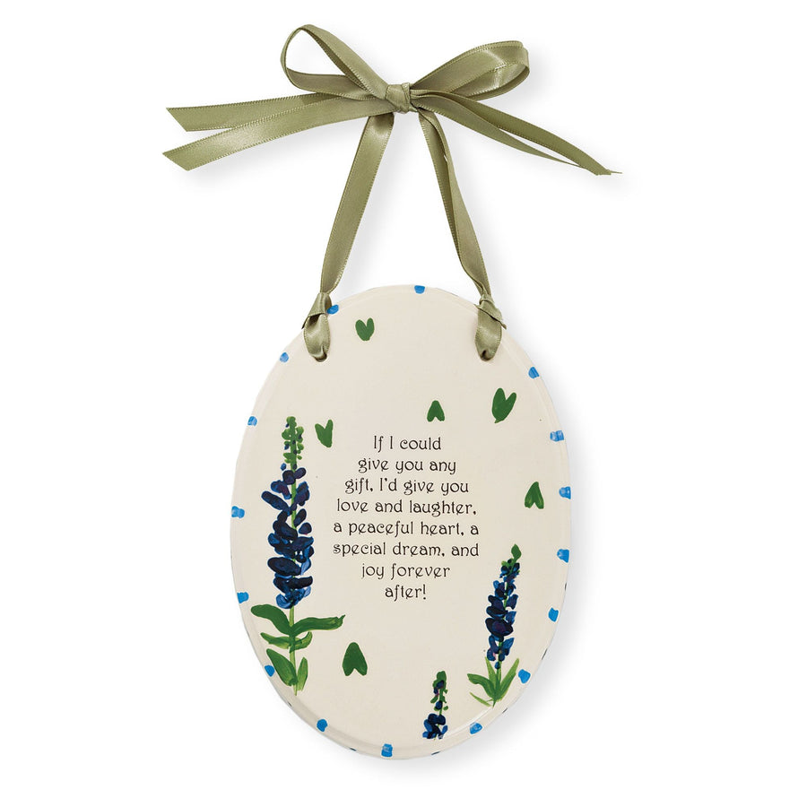 Joy Forever After Ceramic Wall Plaque