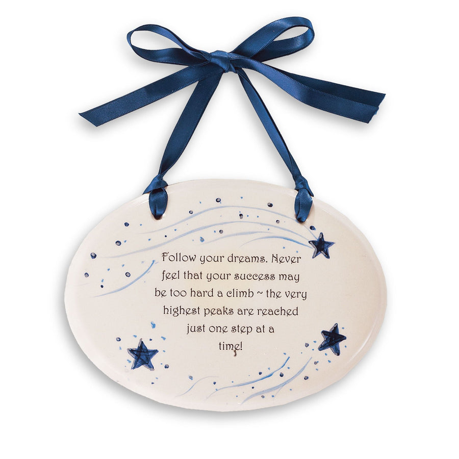 One Step At A Time Ceramic Wall Plaque