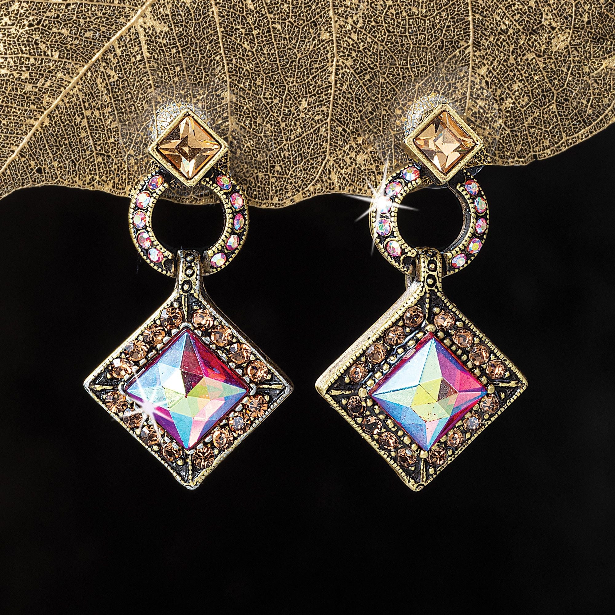 Light Of Mine Vintage-Style Crystal Earrings