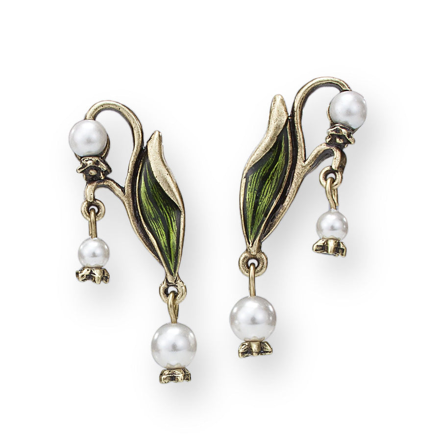 Lilies Of The Valley Clip-On Earrings
