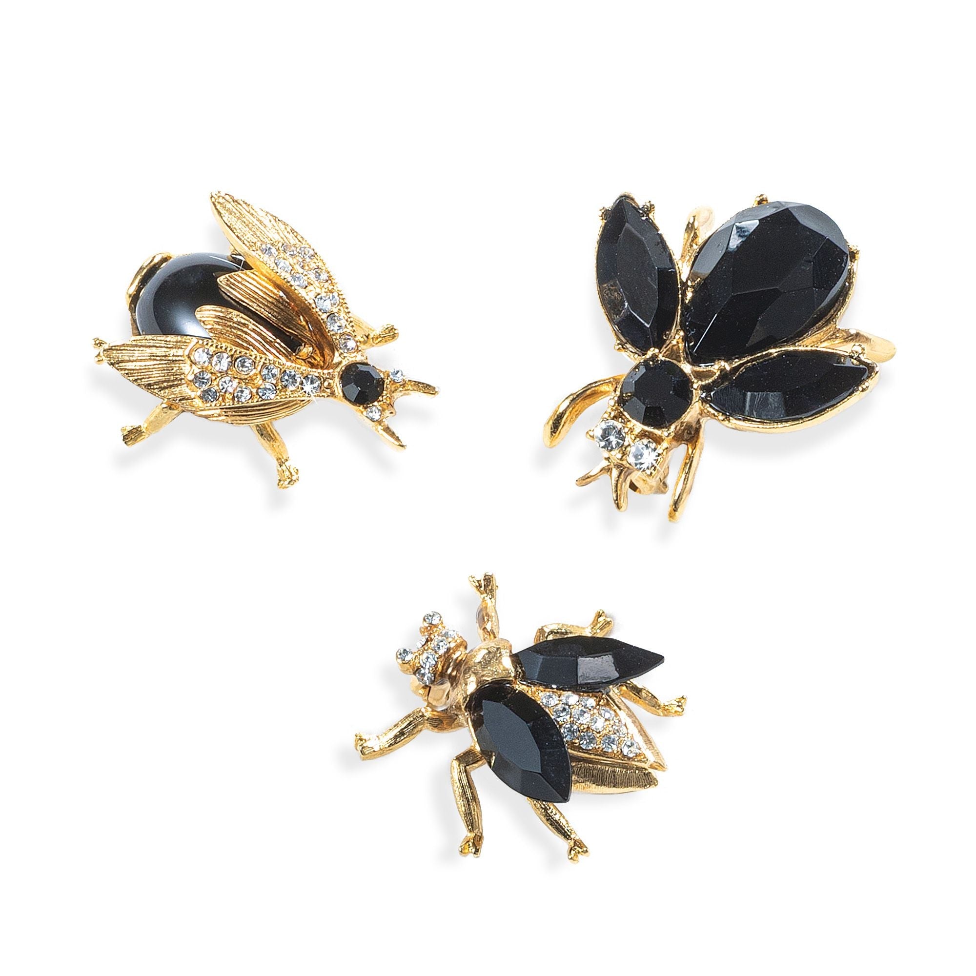 Black & Gold Bee Scatter Pins