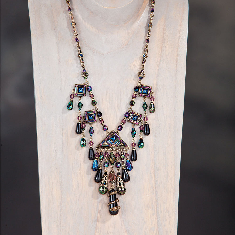Pyramids Of The Past Crystal Necklace