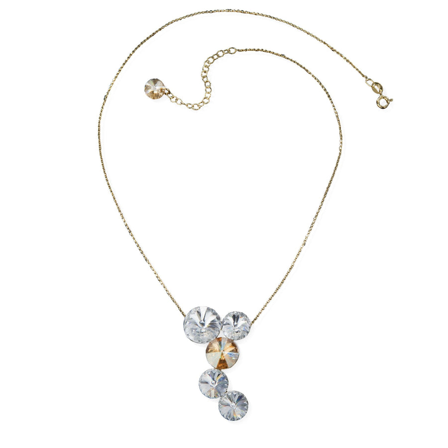 Swarovski Crystal ''Elegant Champagne'' Necklace