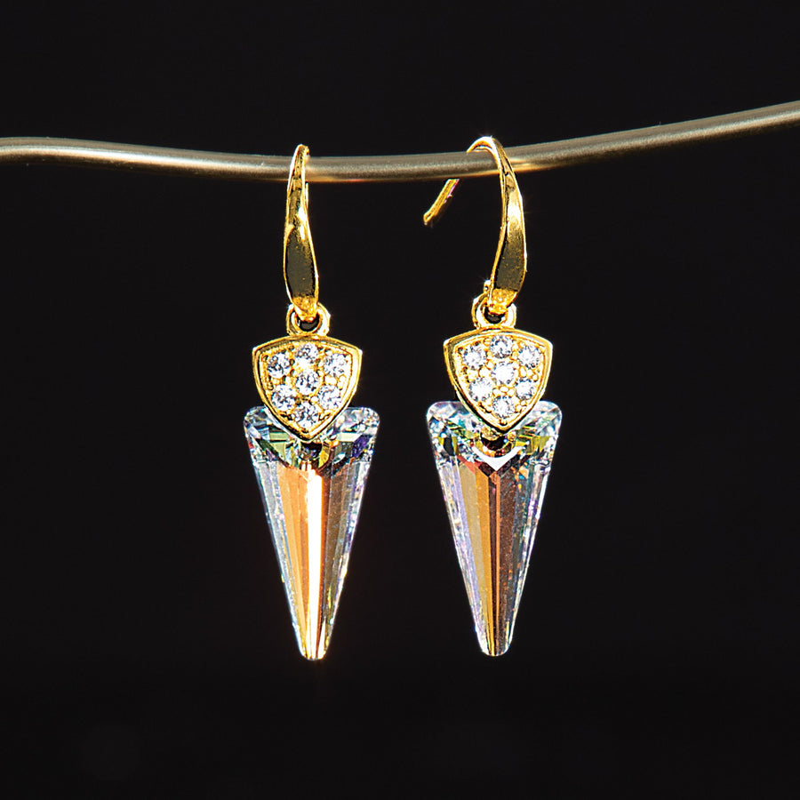 Point Of View Crystal Earrings