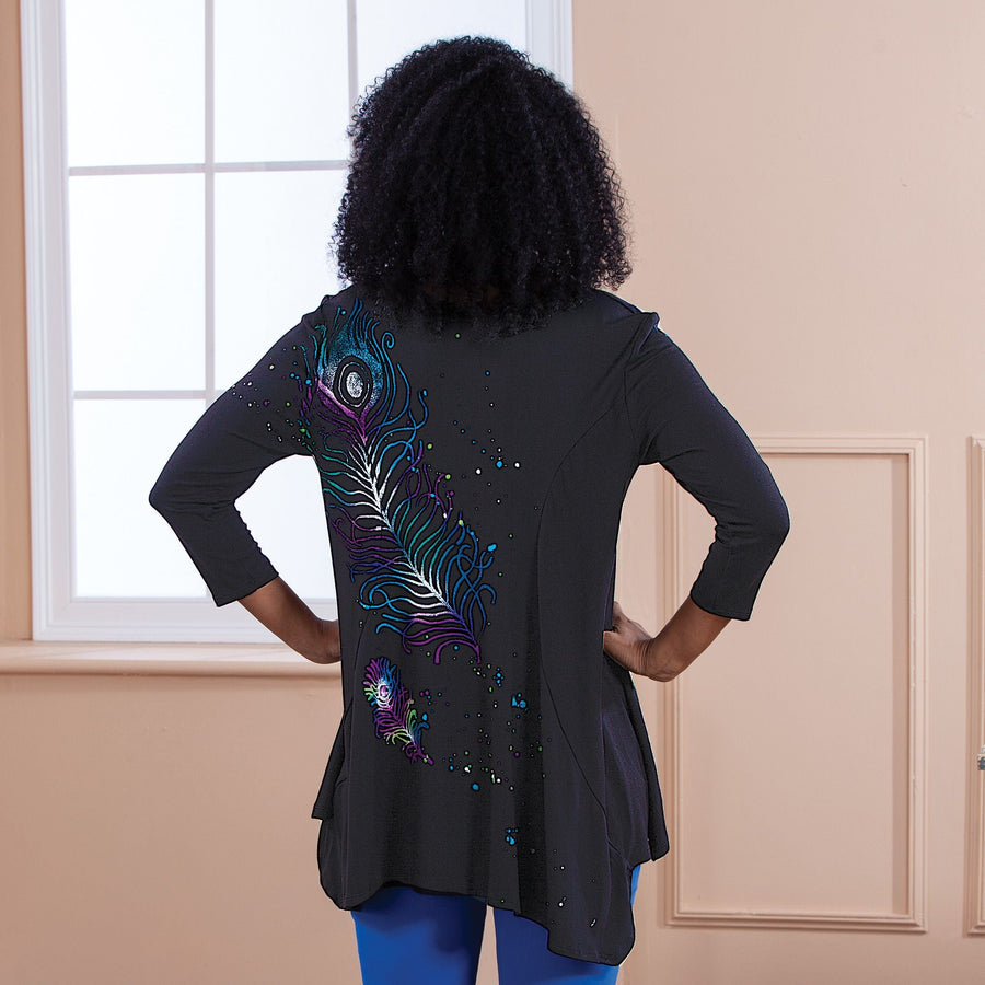 Hand-Painted Strut Your Stuff Blouse