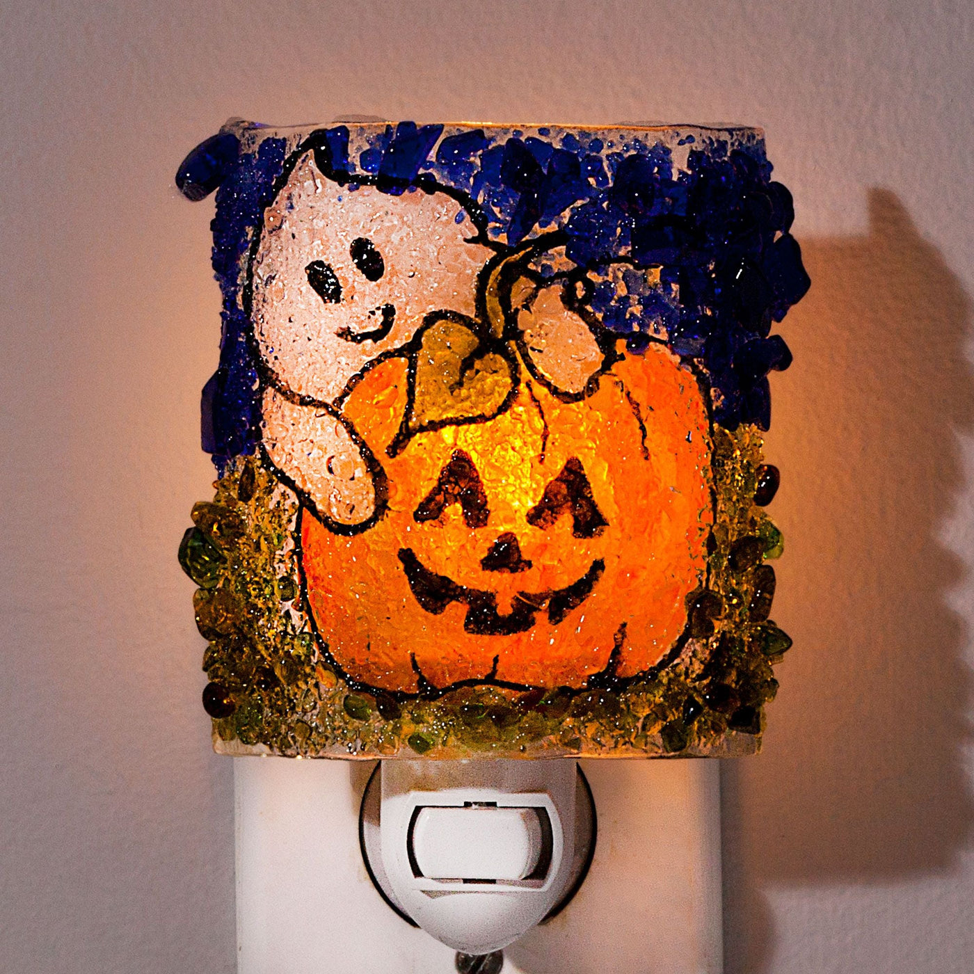 Recycled Glass Friendly Ghost Nightlight (Preorder)