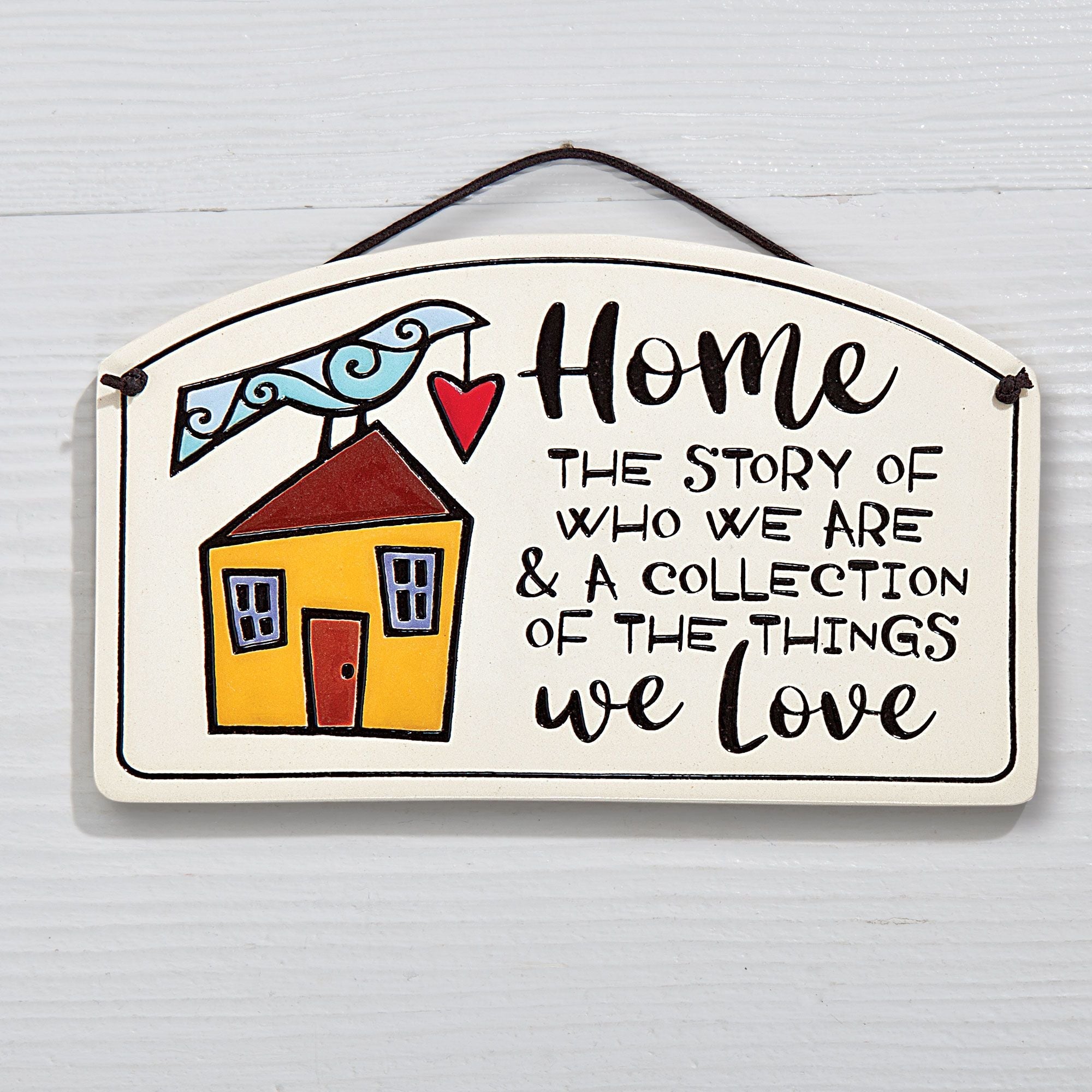 Home Ceramic Wall Plaque