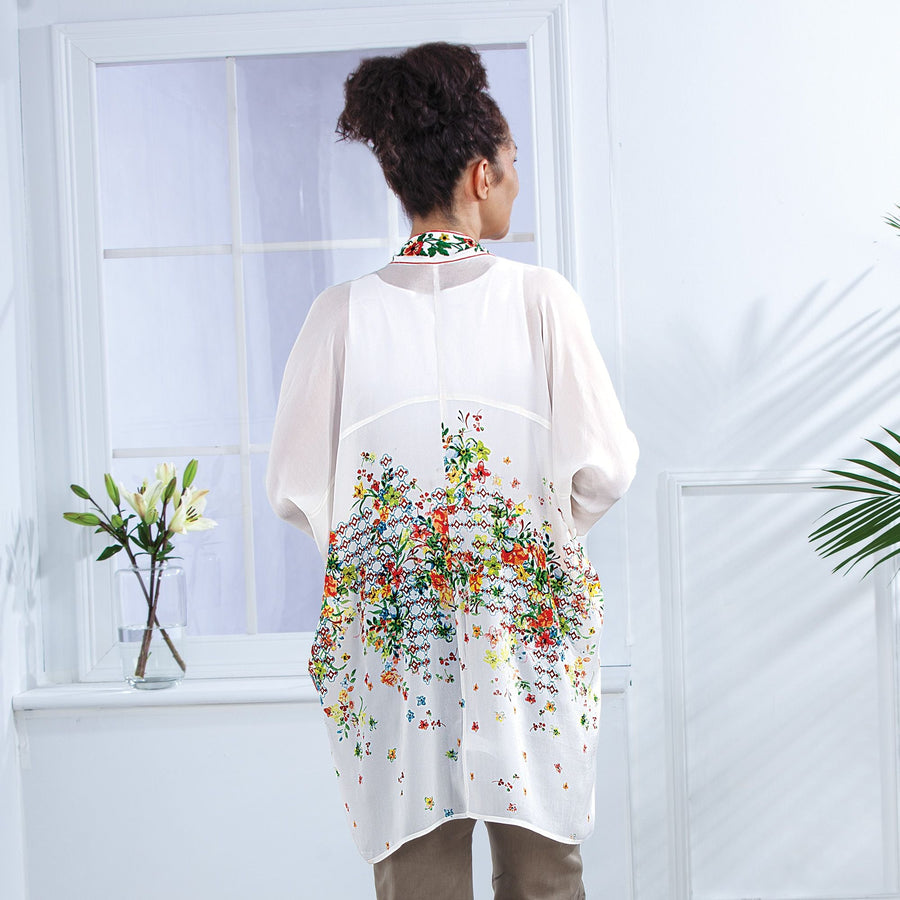 Earthbound Embroidered Kimono