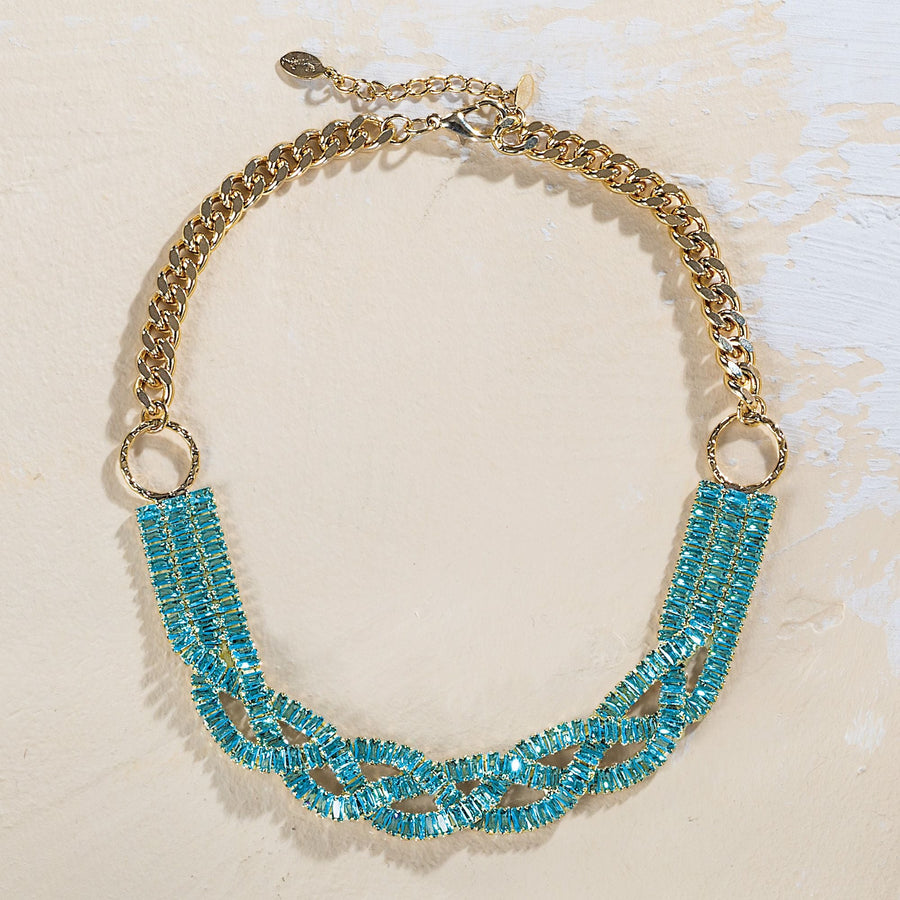 Teals Of Tuscany Necklace