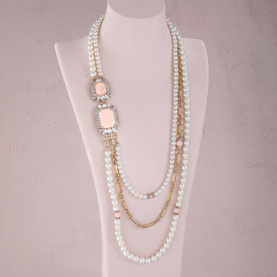 Perfect In Peach Necklace