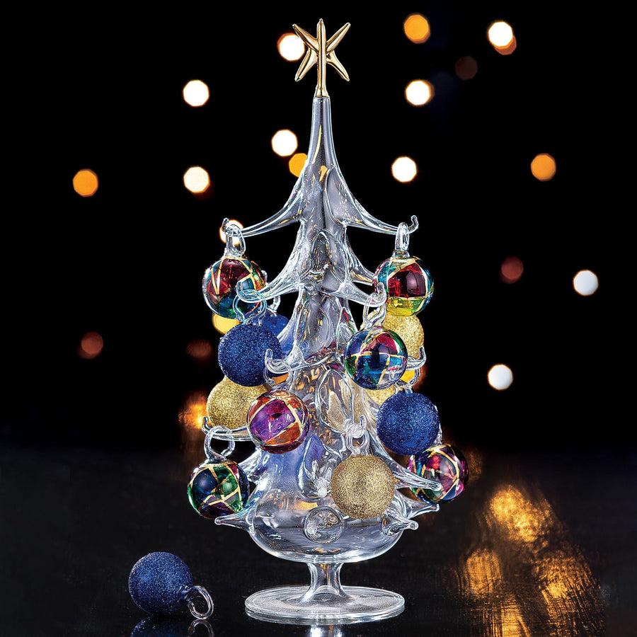 Hand-Blown Venetian Glass Mosaica Christmas Tree
