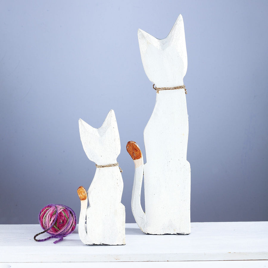 Albesia Siamese Cat Sculptures