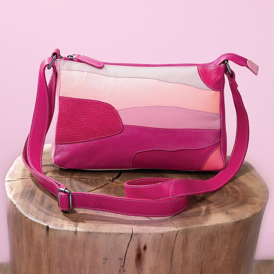 Everything's Rosey Leather Crossbody