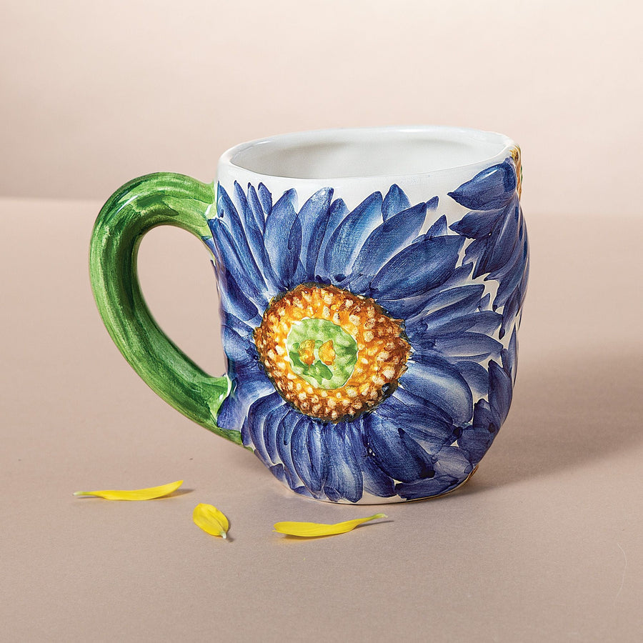 Blue Sunflower Mug
