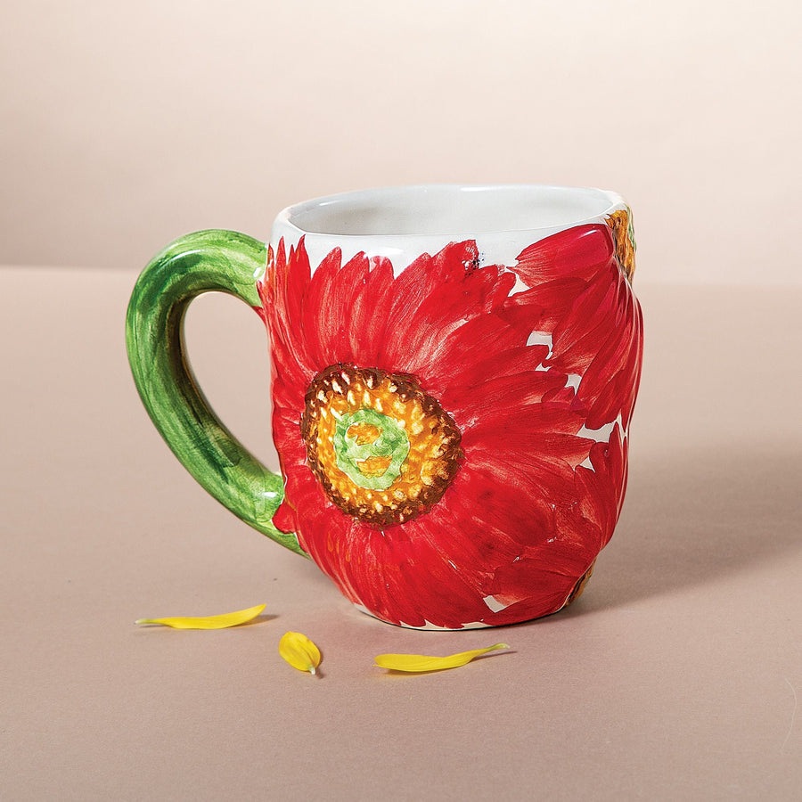 Red Sunflower Mug